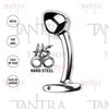 Plug anal metalico curvado Small